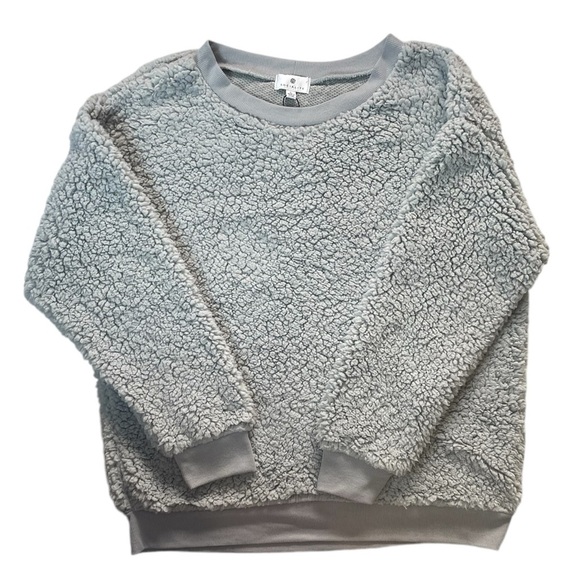 Socialite NWOT High Pile Fleece Sweatshirt Size Large - Picture 4 of 9